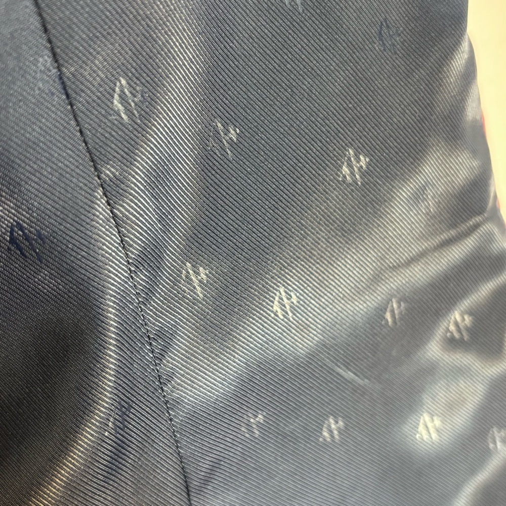 TOMMY HILFIGER Sz 10 Boston Blazer in Red and Blue Plaid Lined Shoukder Pads NEW - Picture 11 of 13